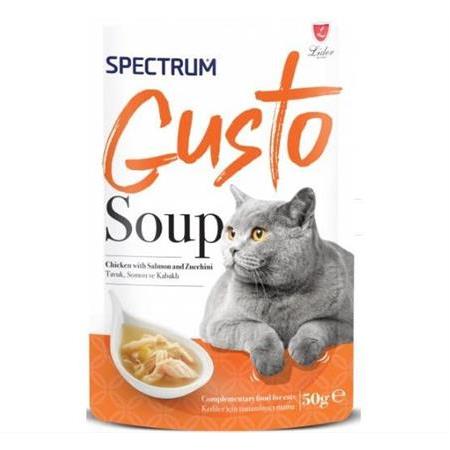 Spectrum Gusto Tavuk Somon ve Kabaklı Kedi Çorbası