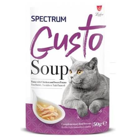Spectrum Gusto Ton Balıklı Tavuklu ve Tatlı Patatesli Kedi Çorbası