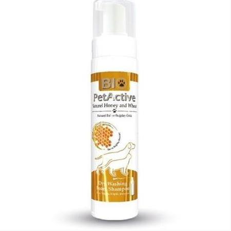 Bio Pet Active Bal Özlü Kuru Köpük Yıkama Şampuanı 200 ml