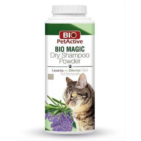 BİO PETACTİVE MAGİC KEDİ İÇİN LAVANTA ÖZLÜ TOZ ŞAMPUAN 150GR