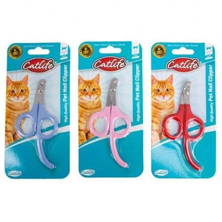 CATLİFE KEDİLER İÇİN TIRNAK MAKASI 12X6CM MİKS