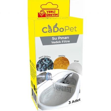 Cado Pet Su Pınar Yedek Filtre 3 Adet