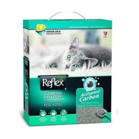 REFLEX BOX 10 LT ACTİVE CARBON GRİ KEDİ KUMU
