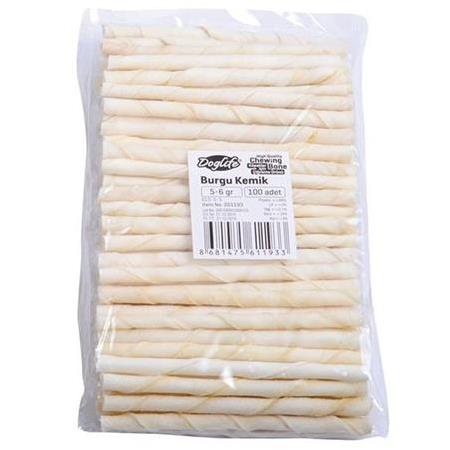 DOGLİFE BURGU ÇUBUK WHİTE 5-6GR/AD. 100LÜ