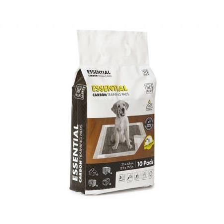 M-PETS ESSENTIAL CARBONLU YAPIŞKANLI ÇİŞ PEDİ 33X45CM 10LU