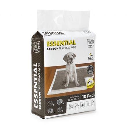 M-PETS ESSENTIAL CARBONLU YAPIŞKANLI ÇİŞ PEDİ 60X90CM 10LU