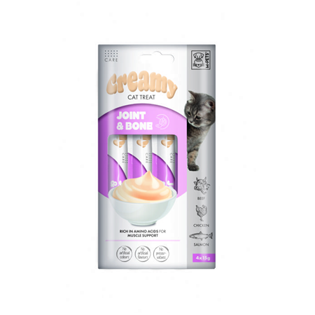 M-PETS JOINT & BONE FONKSİYONEL CREAMY KEDİ ÖDÜLÜ 4X15GR