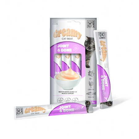 M-PETS JOINT & BONE FONKSİYONEL CREAMY KEDİ ÖDÜLÜ 4X15GR