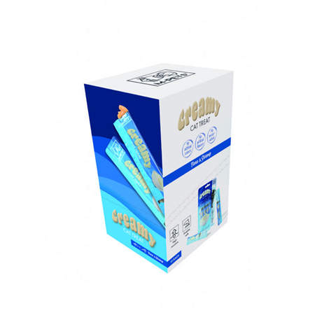 M-PETS CREAMY TON BALIKLI KARİDESLİ KEDİ ÖDÜLÜ 4X15GR