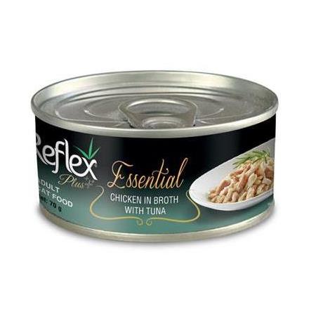 Reflex Essential Tavuk Etli ve Ton Balıklı Kedi Konservesi 70 Gr