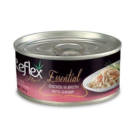 Reflex Essential Tavuk Parçalı ve Karidesli Kedi Konservesi 70 Gr