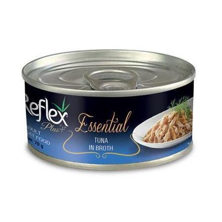 Reflex Essential Atlantik Ton Balıklı Et Suyu İçinde Kedi Konservesi 70 Gr