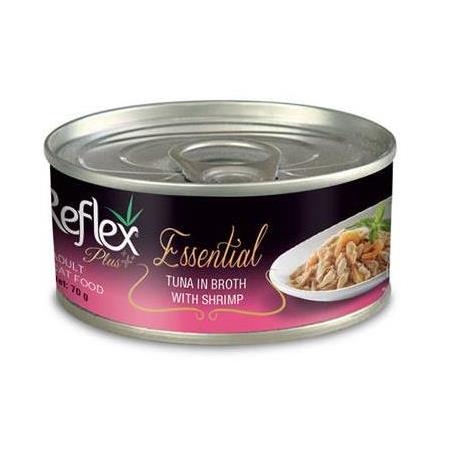 Reflex Essential Ton Balıklı ve Karidesli Et Suyunda Kedi Konservesi 70 Gr