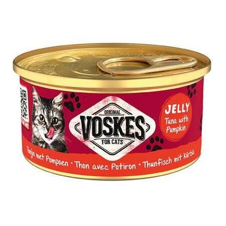 Voskes Ton Balıklı ve Balkabağı Jelly Kedi Yaş Konservesi 85 Gr