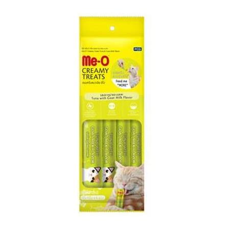 Me-O Creamy Treats Ton Balığı ve Keçi Sütlü Ek Besin ve Kedi Ödülü 60 Gr ( 4 x 15 Gr )