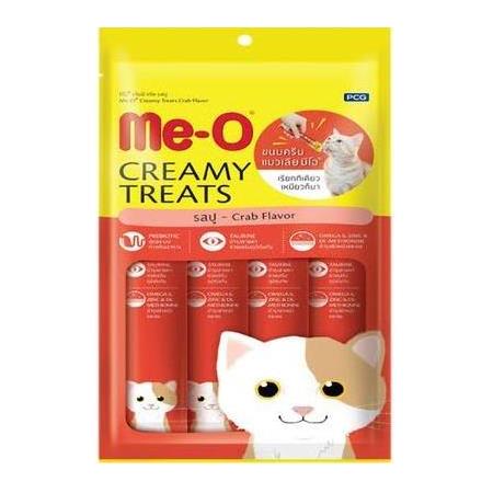 Me-O Creamy Treats Yengeçli Ek Besin ve Kedi Ödülü 60 Gr ( 4 x 15 Gr )