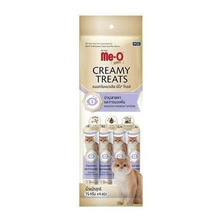 Me-O Gold Creamy Treats Ton Balıklı Ve Taurinli Ek Besin ve Kedi Ödülü 60 Gr ( 4 x 15 Gr )