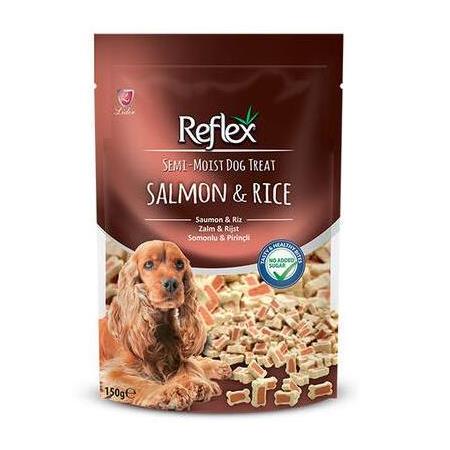 Reflex Somonlu ve Pirinçli Küçük Irk Köpek Ödülü 150 Gr