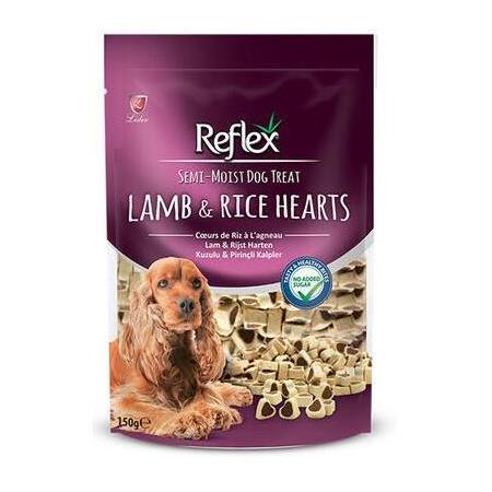 Reflex Kuzulu ve Pirinçli Kalpler Küçük Irk Köpek Ödülü 150 Gr