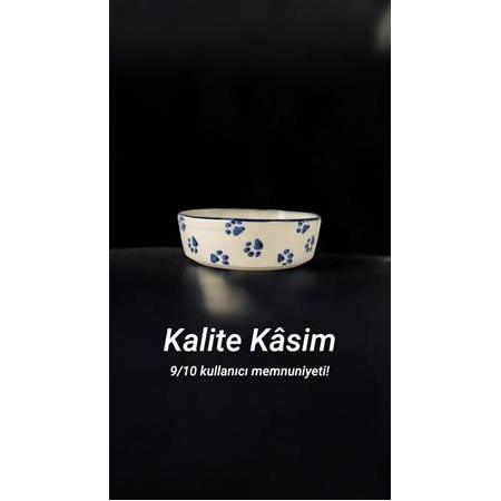 Majo Seramik Yuvarlak Mama Kabı