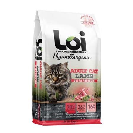 LOI YETİŞKİN KEDİ KUZULU 15 KG